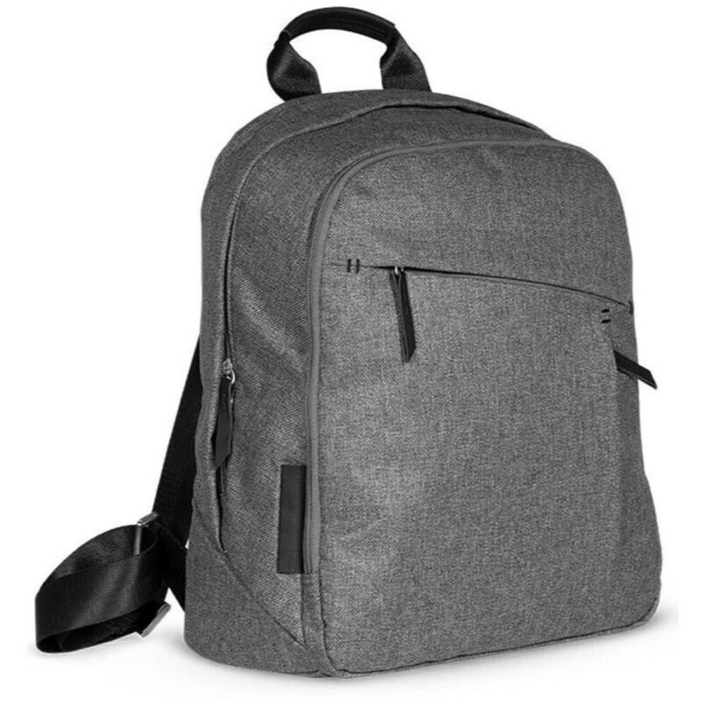 Gray Baby Bag with Minimalist Design and Durable Fabric